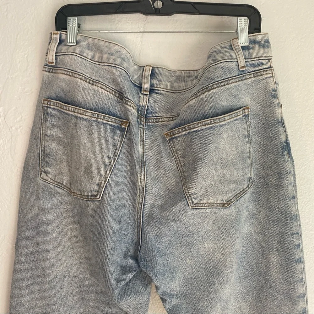 Talbots Blue Cropped Ankle Jeans with Vintage Wash